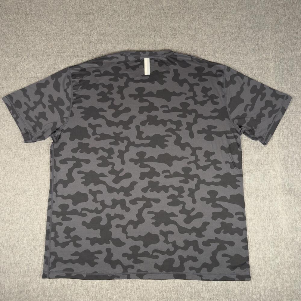 Rhoback Shirt Mens XXXL Gray Camo Short Sleeve Performance Tee Golf Training - Picture 6 of 11